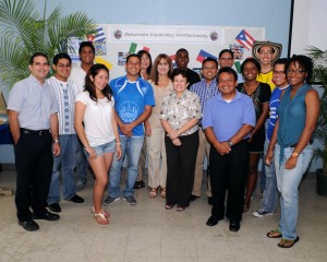 El grupo compartió sus experiencias en Puerto Rico.
