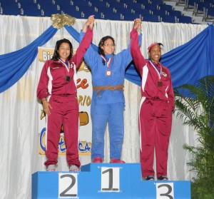 La Pionera Francelys Sánchez  logró el oro en la categoría de 70 kilogramos.