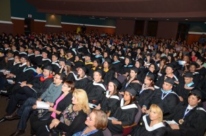 El Colegio con más graduados en el recinto de Arecibo fue Ciencias de la Conducta y Asuntos de la Comunidad.