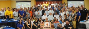 Los Obispos de Puerto Rico, junto a los 112 participantes, delegados y representantes de las seis Diócesis y de diversos organismos pastorales de Puerto Rico, se congregaron en este encuentro. 