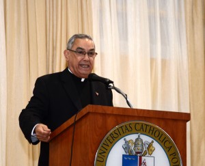 Padre Domingo Rodríguez Zambrana, S.T., vicario general y procurador de Misiones de los Siervos Misioneros de la Santísima Trinidad. 