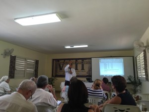 En el evento, que se realiza cada dos años, el Dr. Arnaldo Gierbolini, Catedrático del Departamento de Historia de la PUCPR presentó la ponencia Las relaciones históricas entre la Iglesias de Cuba y Puerto Rico.